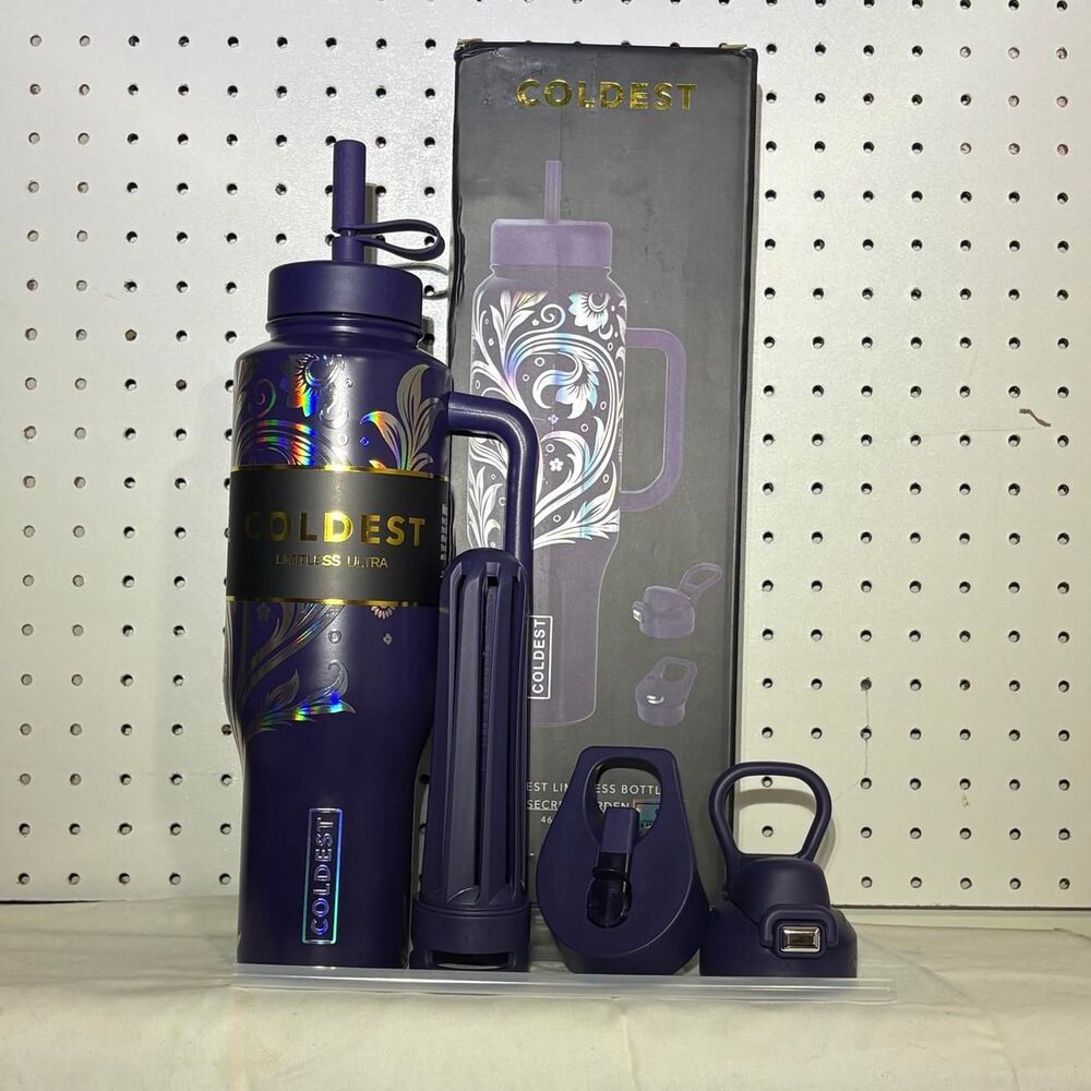 COLDEST Secret Garden 46 oz Limitless Ultra V8 Bottle Limited Edition New